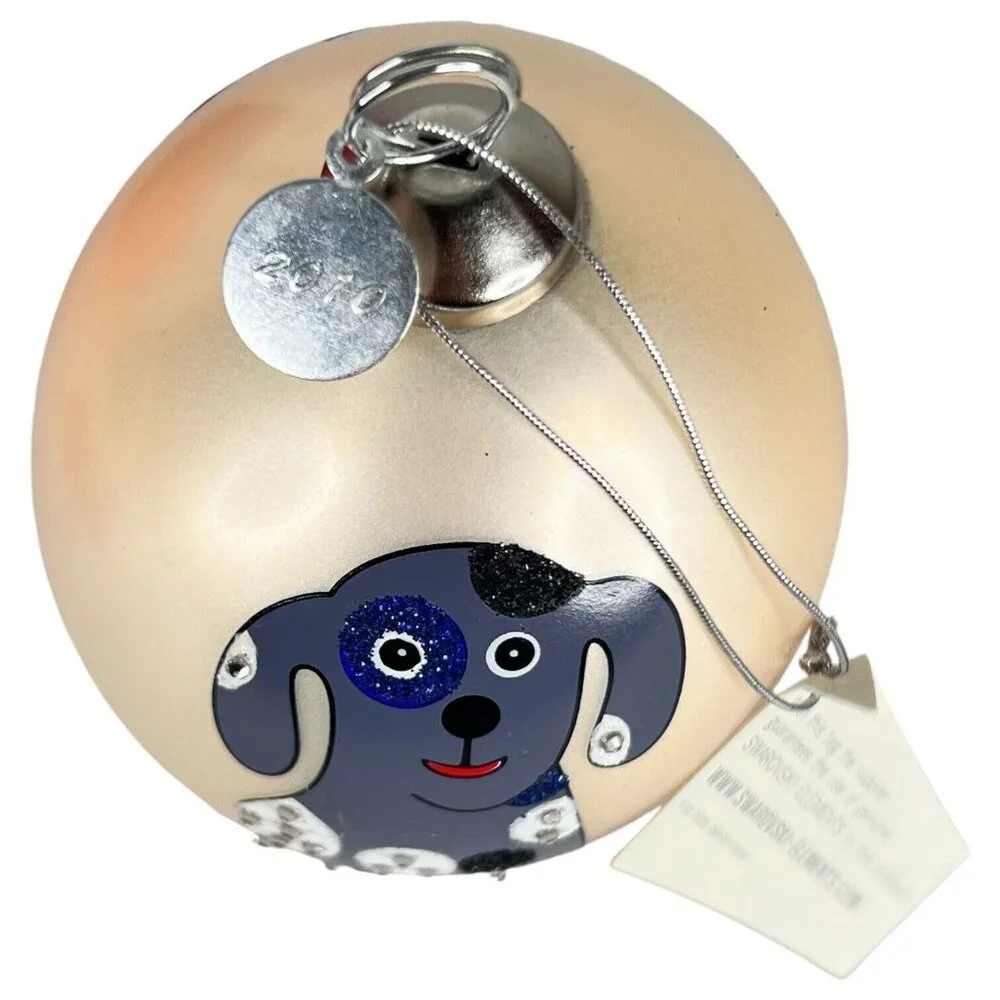 2010‎ St Jude Swarovski Elements Christmas Ornament Cat Dog Michael Vollbrach